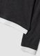 Grey cotton-blend crew-neck T-shirt_6