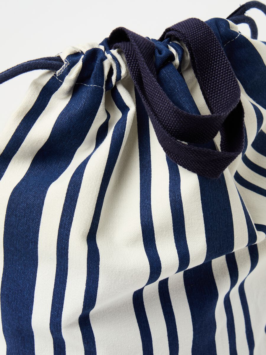 Sack backpack with striped pattern_1