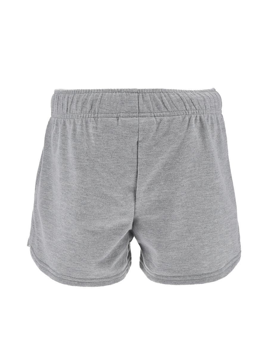 Fleece shorts with Chuck Patch logo print_1