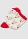 Two-pack short Christmas socks in multicolour cotton blend_2