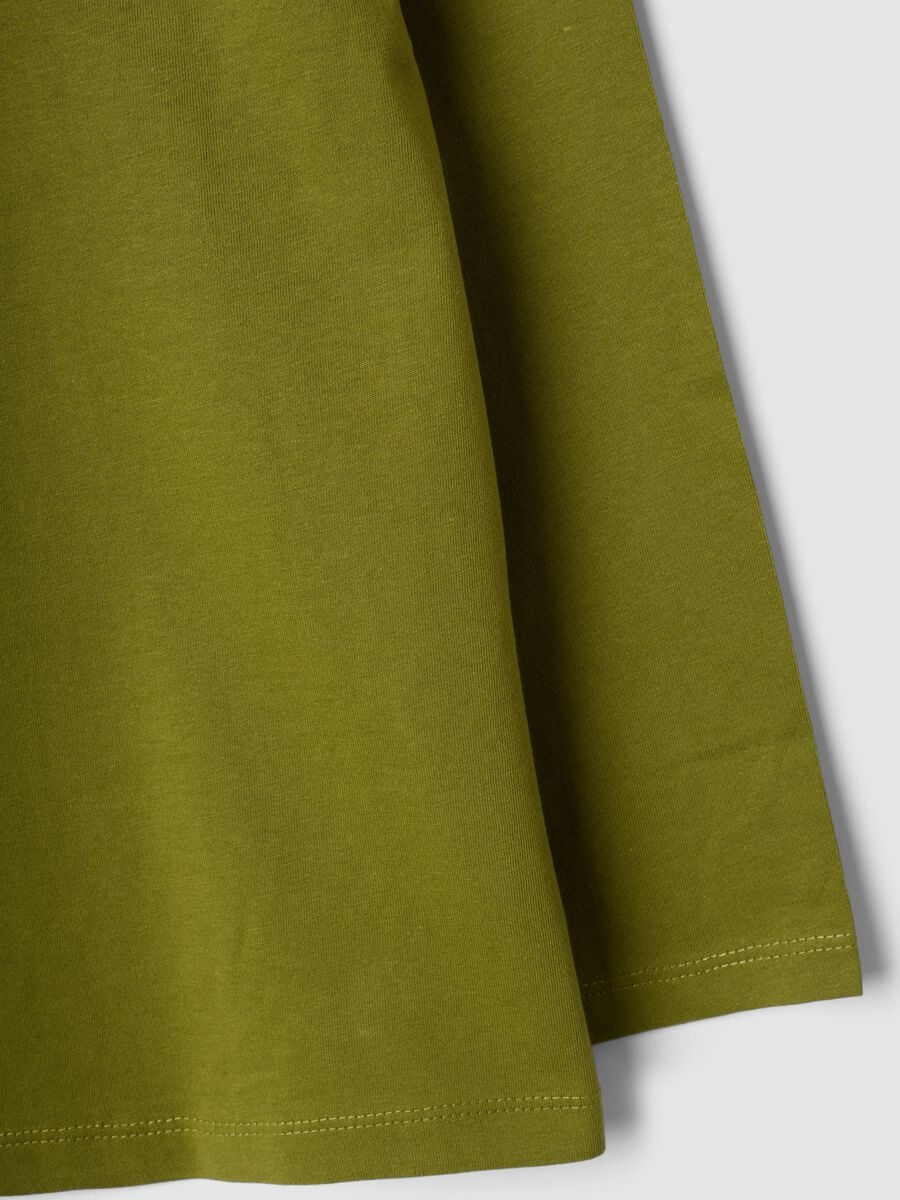 Gr&uuml;nes Langarm-T-Shirt aus Bio-Baumwolle_3