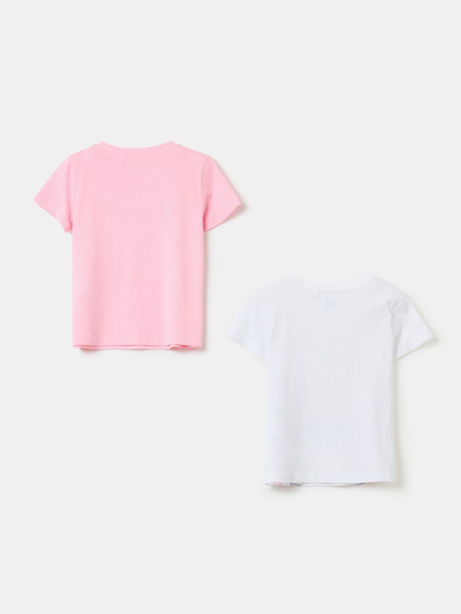 Two-pack T-shirts in cotton with print_1