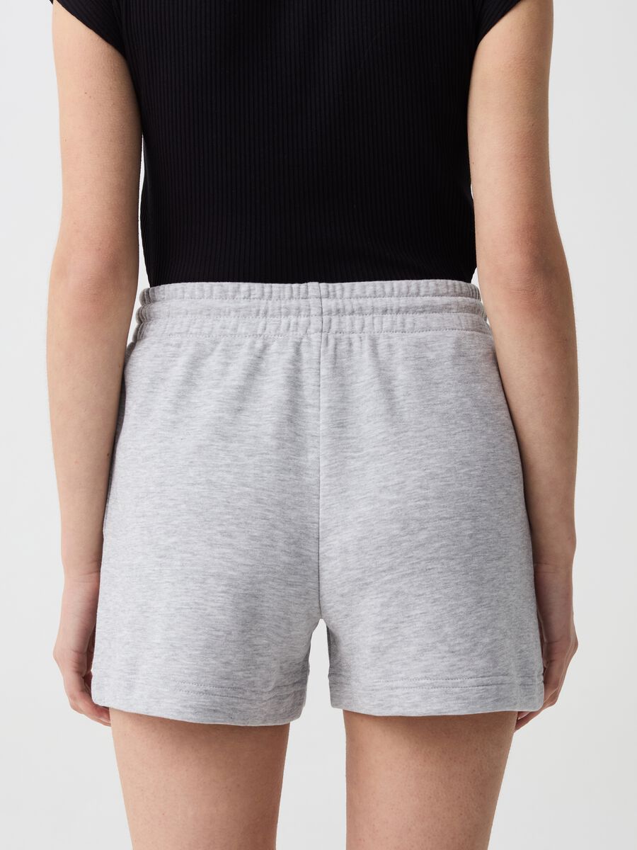 Shorts Essential con cuciture in rilievo_2