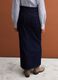 Blue midi skirt in pure cotton denim_2