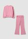 Rosa Jogging-Set aus Baumwollmischung mit Frozen-Print f&uuml;r M&auml;dchen_1