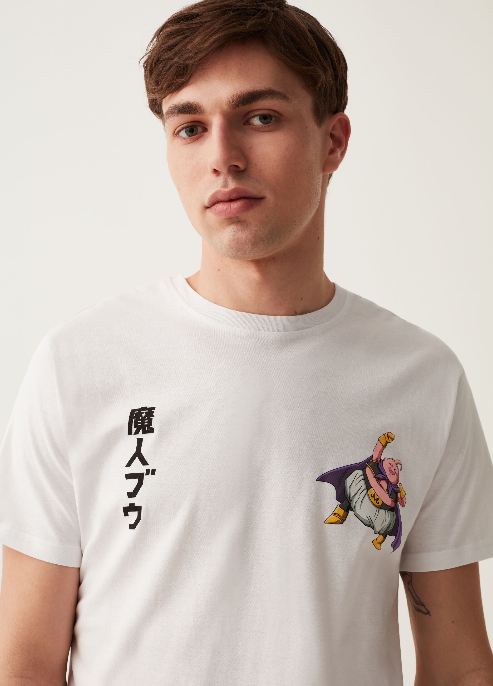 Camiseta con estampado Dragon Ball Majin Buu