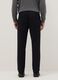 Black Stretch Cotton Slim Fit Chino Trousers_3