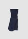 Midnight blue organic stretch cotton tights_0