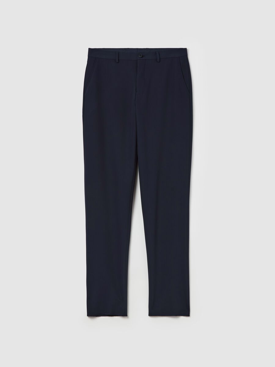 Chino trousers in stretch viscose_2