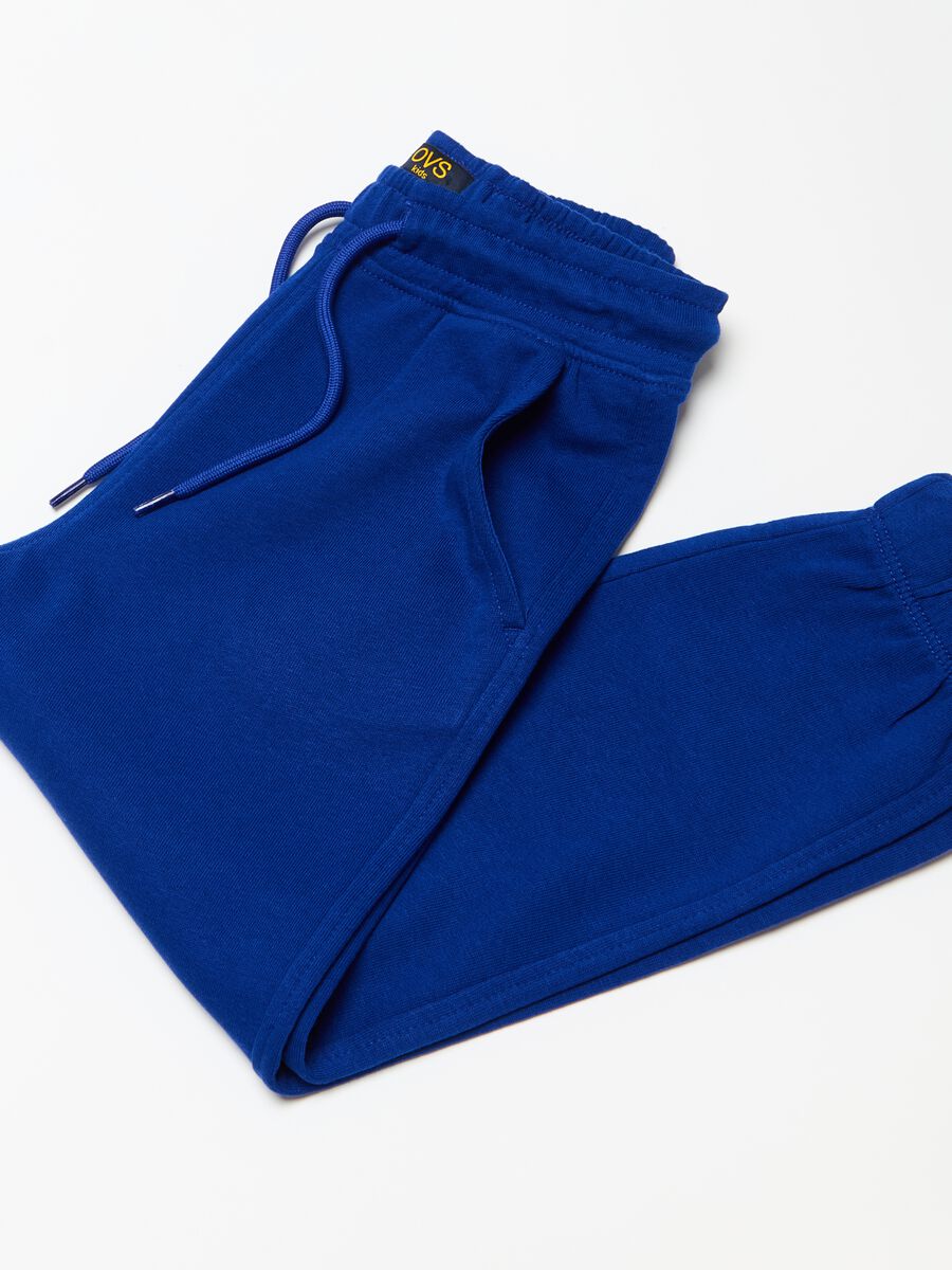 Joggers with drawstring and elasticated trims_2