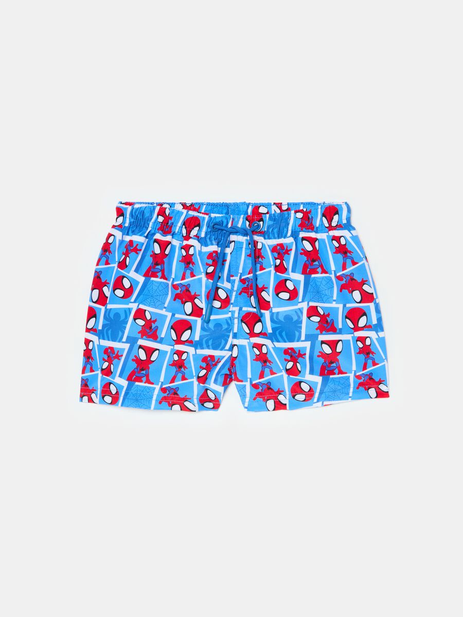 Swimming trunks with Spidey print_0