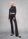 Technische Yoga-Flare-Hose Schwarz_3