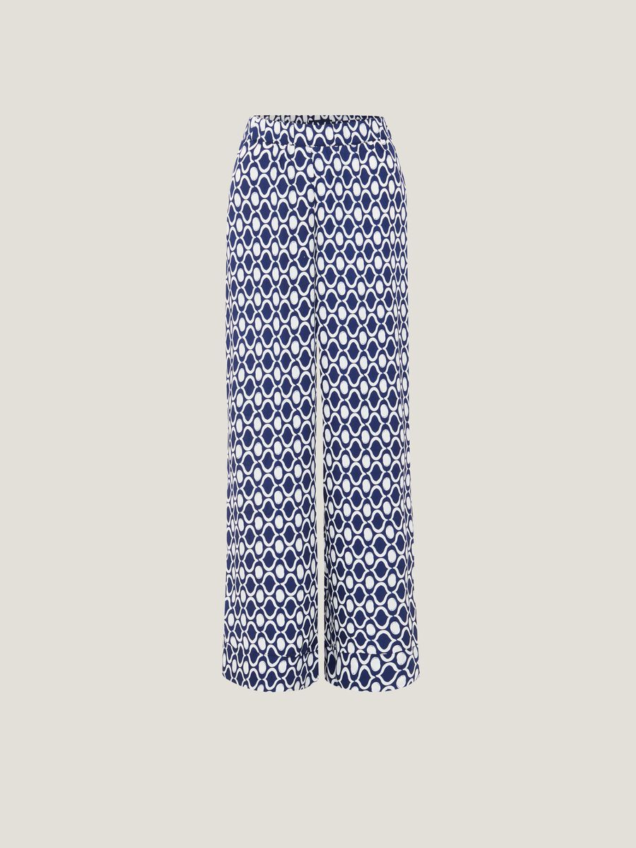 Wide-leg trousers with optical pattern_5