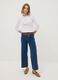 White pure cotton long-sleeve crew-neck T-shirt, regular fit_1