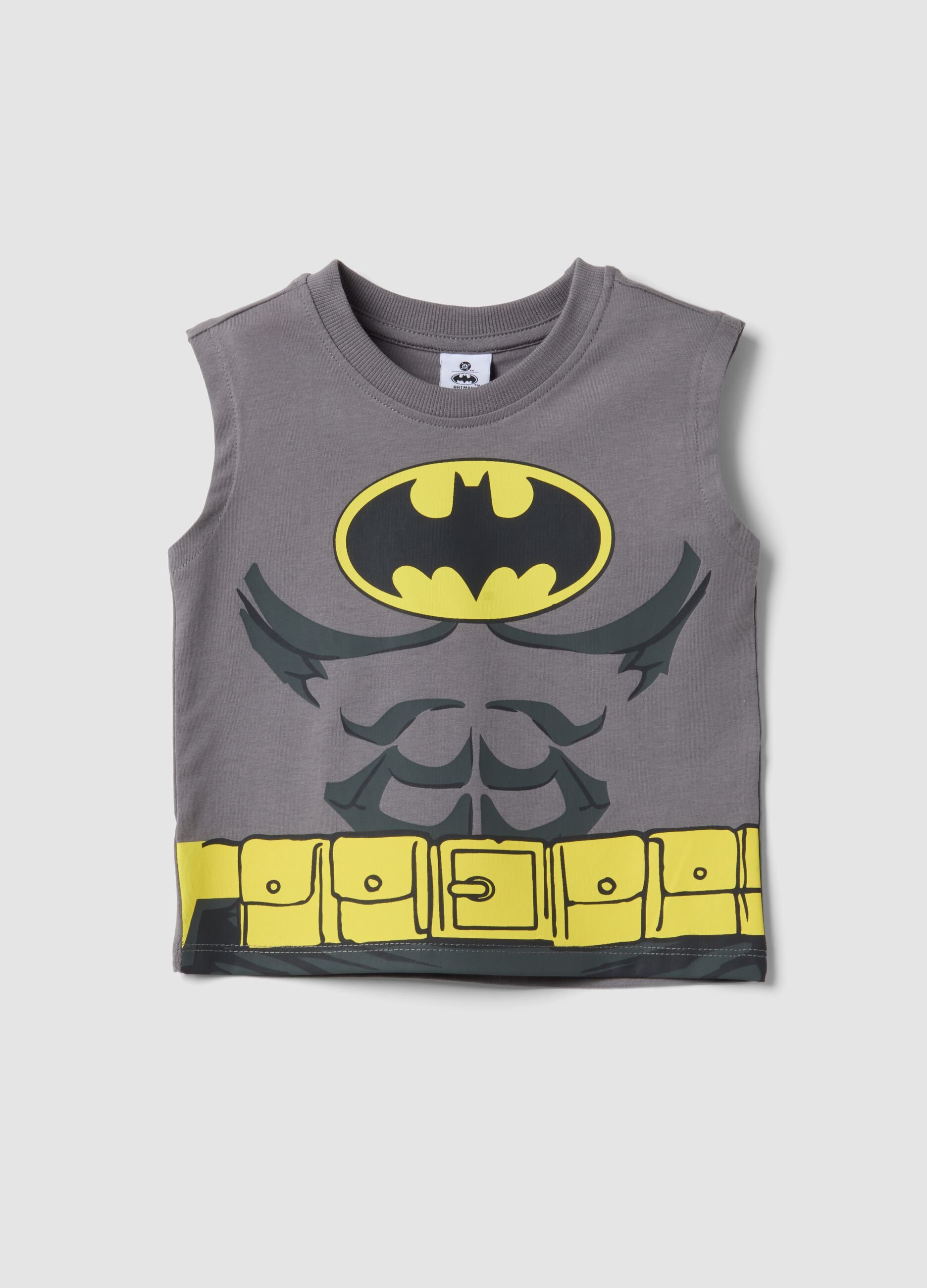 Grey pure cotton tank top