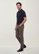 Grey regular-fit stretch cotton twill trousers_0