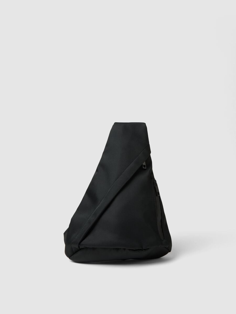 Black Sports Sling Bag_0