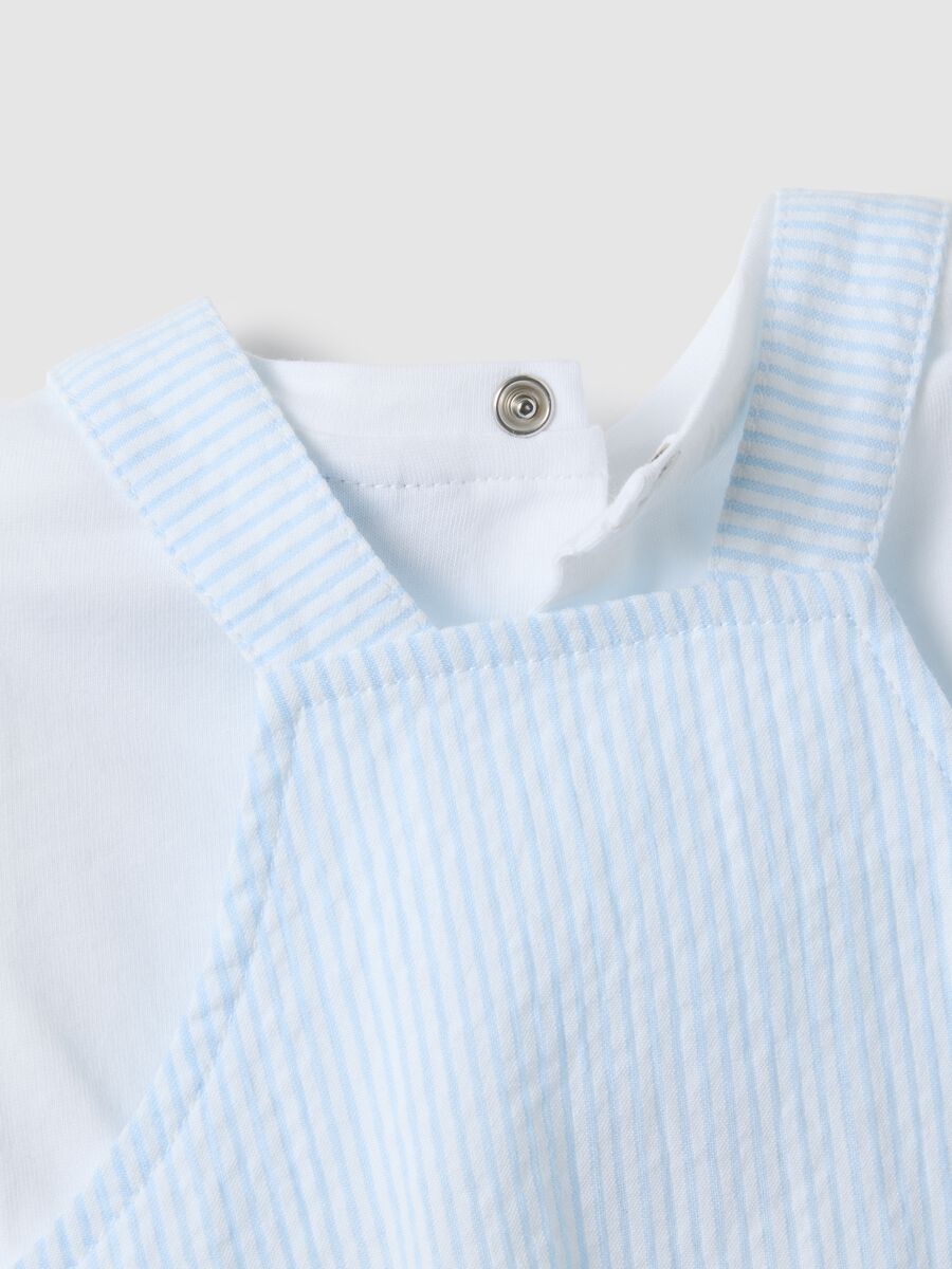 Multicoloured pure cotton newborn outfit_3