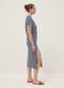 Blue striped stretch cotton maxi dress_2