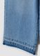 Light Blue Wide-Leg 100% Cotton Jeans with Elasticated Waistband for Girls_3