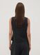 Black Milano stitch waistcoat in stretch viscose, regular fit_3