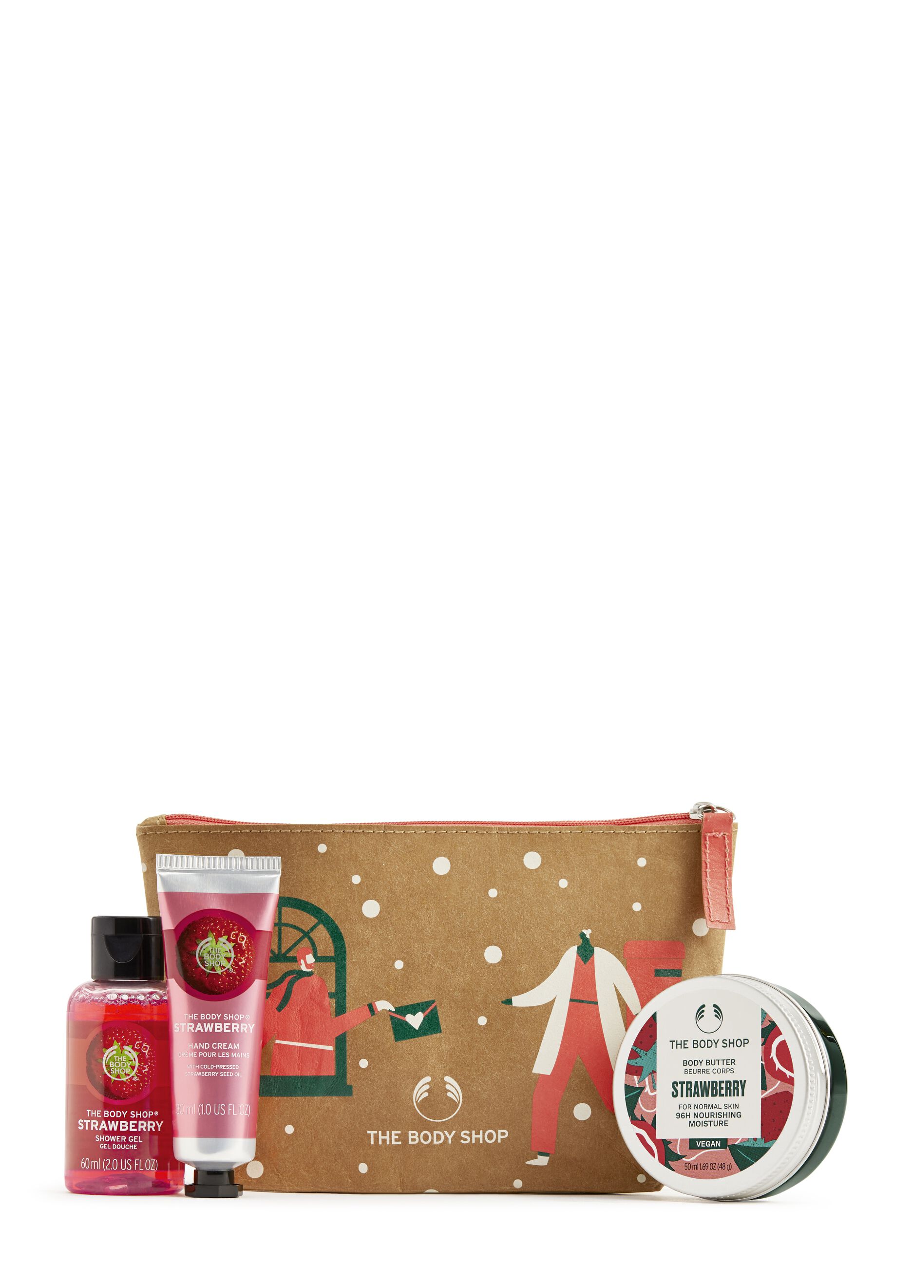 The Body Shop Jolly & Juicy strawberry gift bag