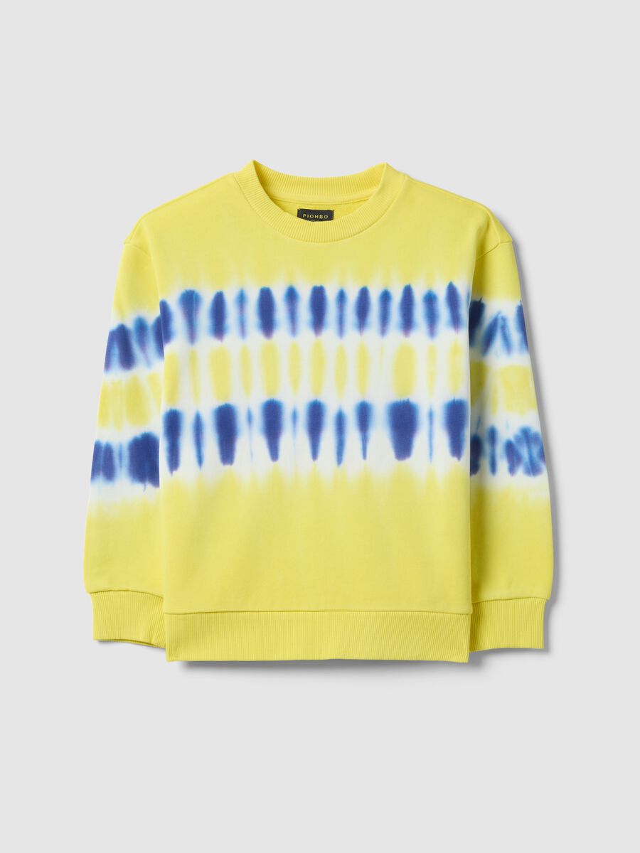 Child's multicolour pure cotton Tie-Dye sweatshirt with regular fit_0
