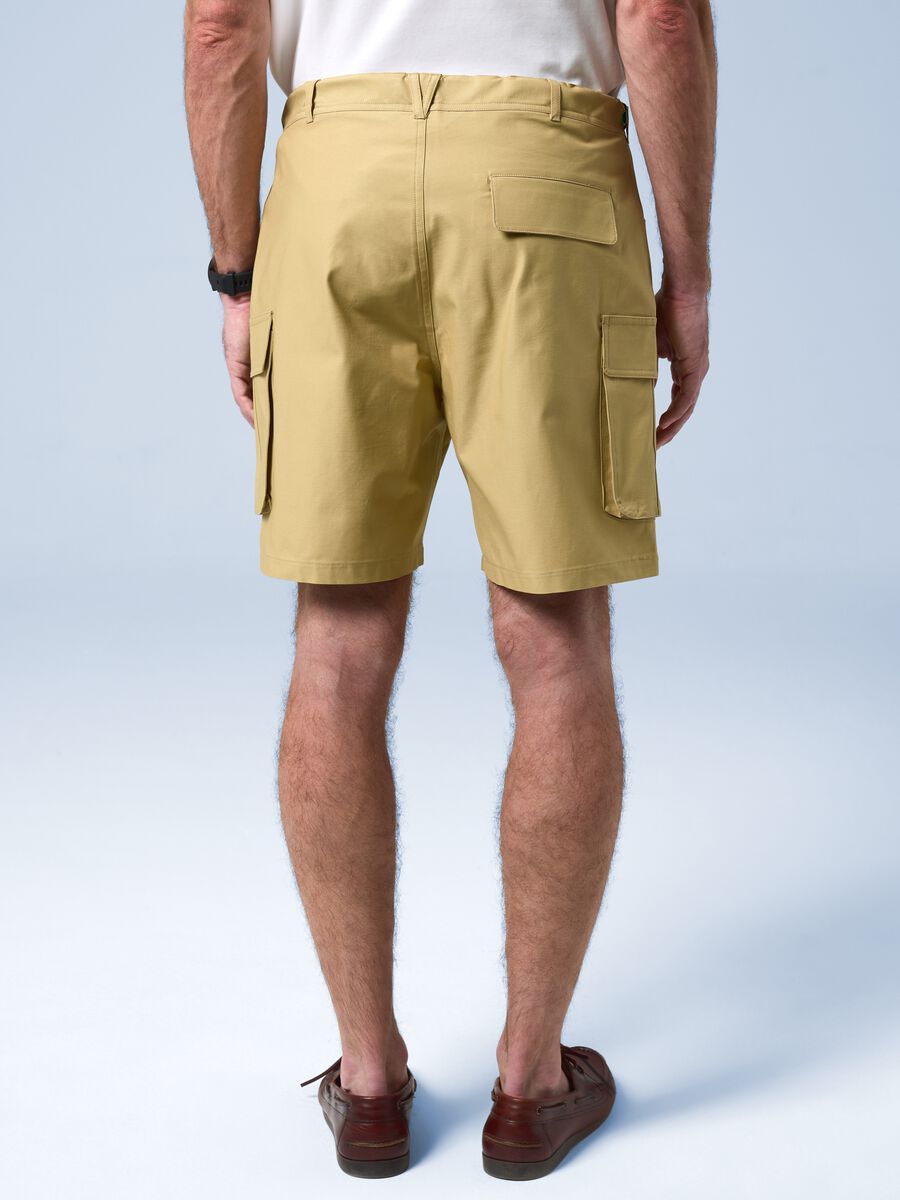 Beige Cargo-Bermudas ALTAVIA SAILING aus reiner Baumwolle_2