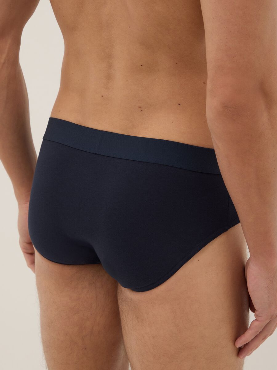 Tripack-Baumwollstretch-Slips in Multicolor-Regular-Fit_2