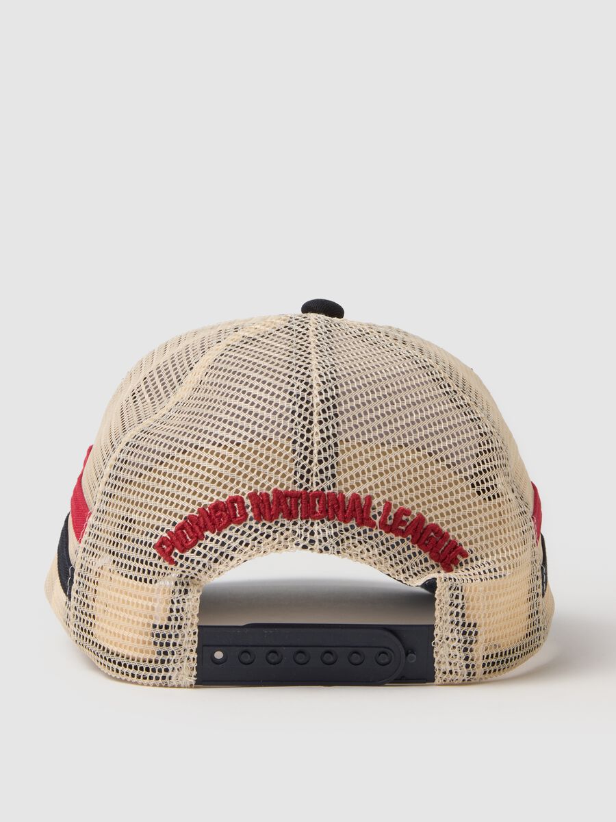 Multicolour pure cotton kids' baseball cap with mesh_1