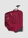 Zaino trolley rosso con ruote e tasche zip_3