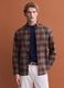 Green and yellow checked pure cotton flannel shirt, regular fit_2