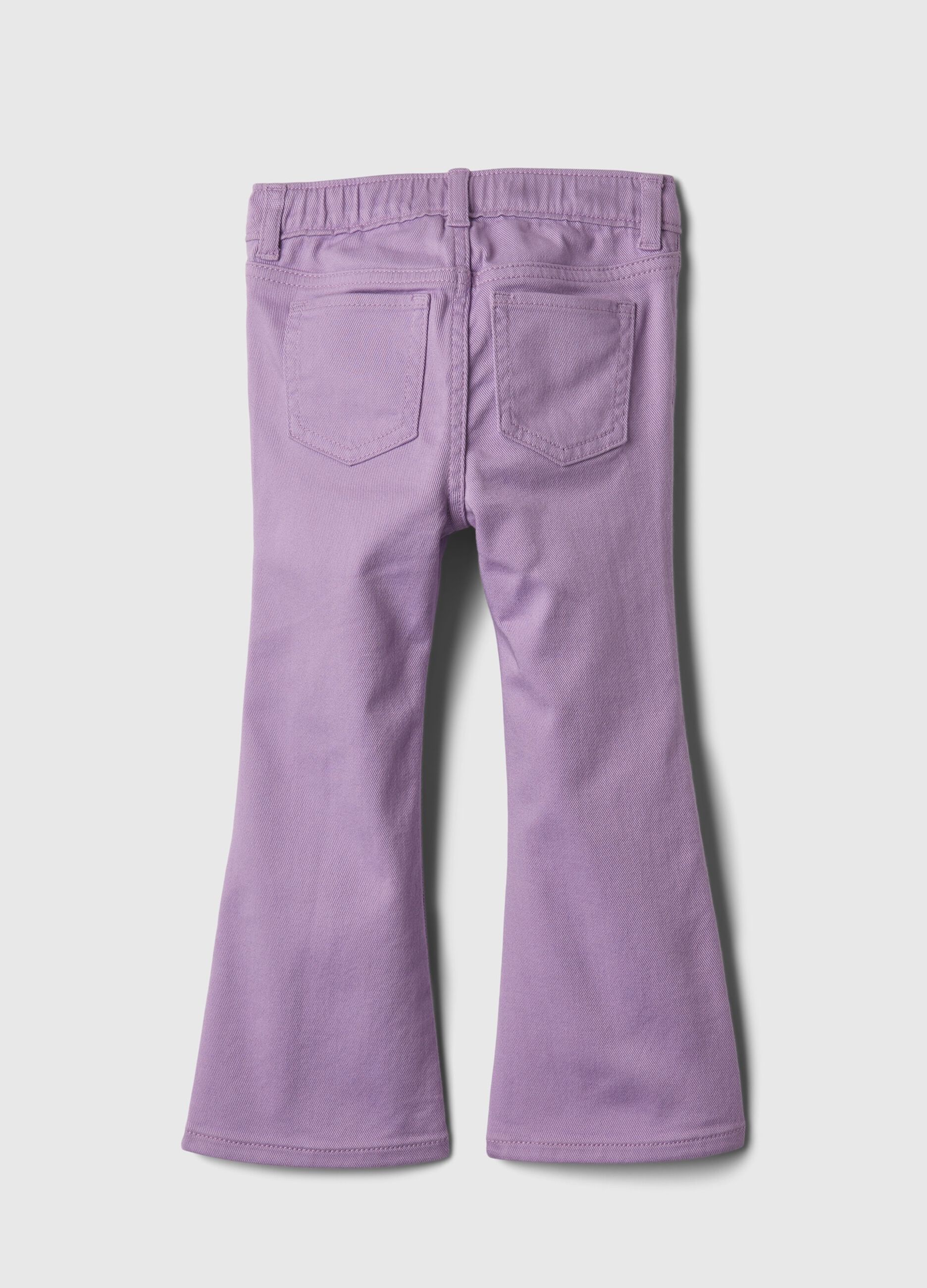 Flare-fit jeans with five pockets