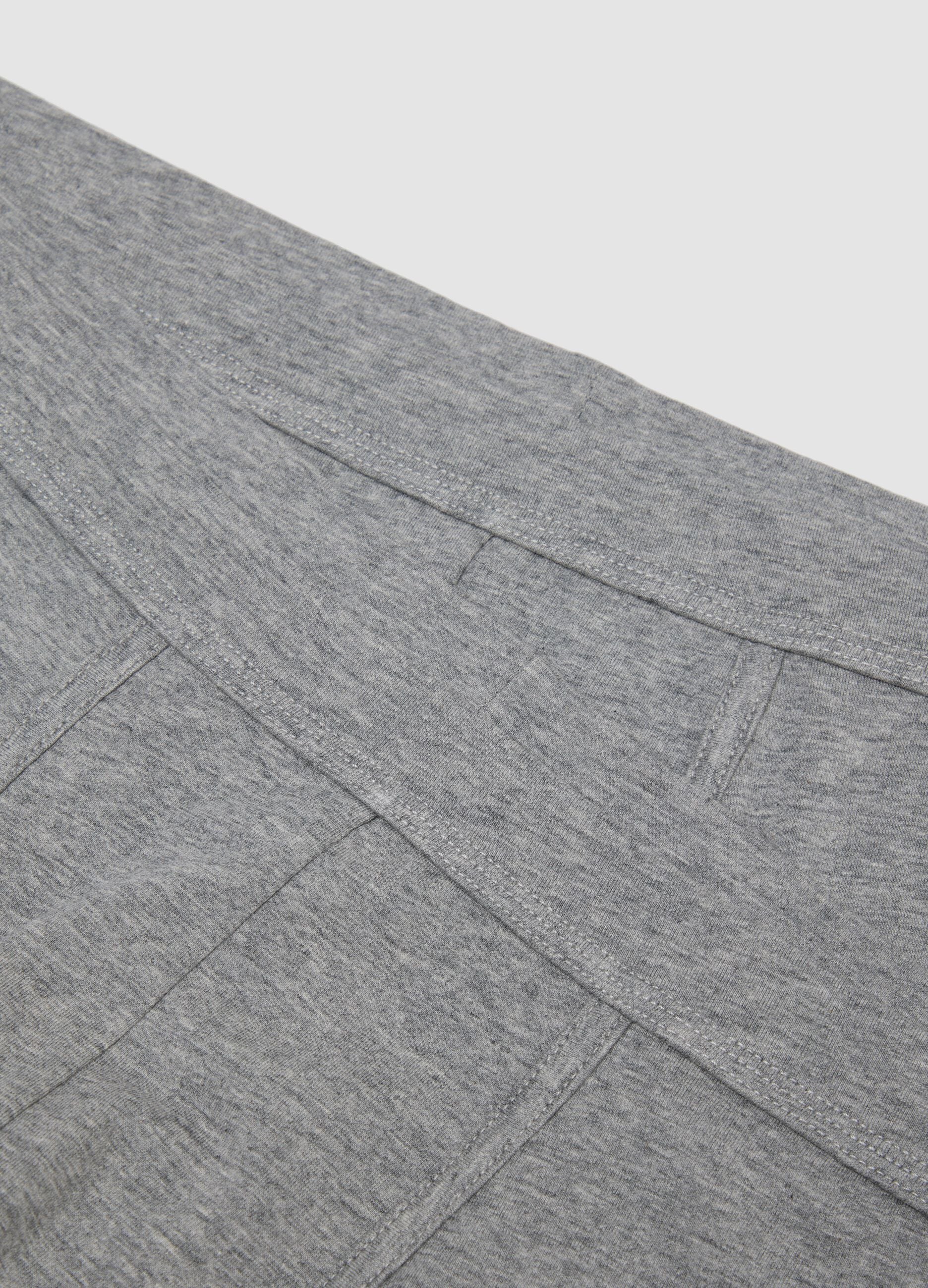 2-pack of grey stretch Supima cotton boxers