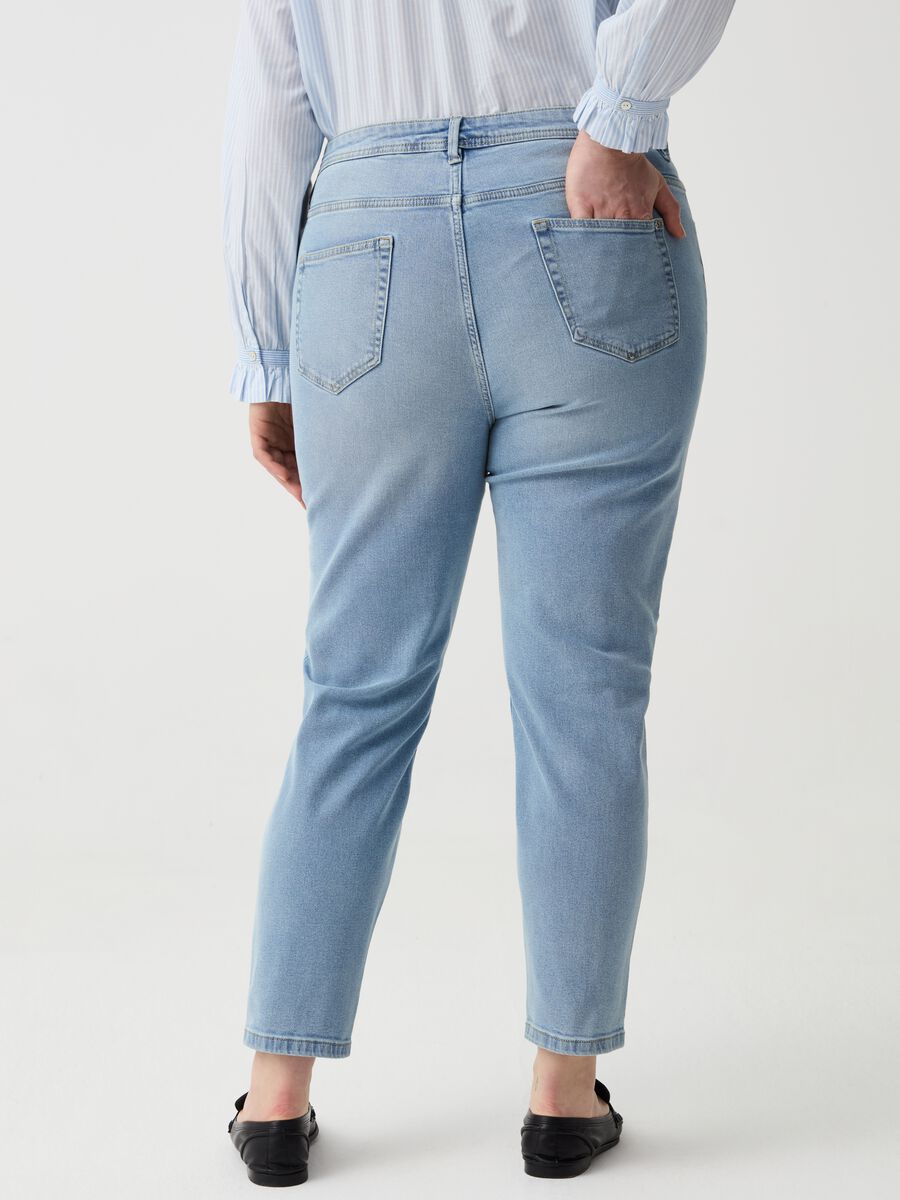 Curvy mum-fit cropped jeans_2