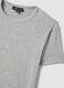 Grey slim fit stretch cotton T-shirt_5