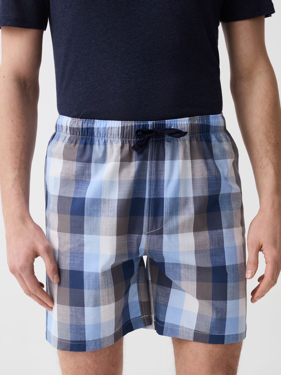 Shorts de pijama con cordón de ajuste estampado_1