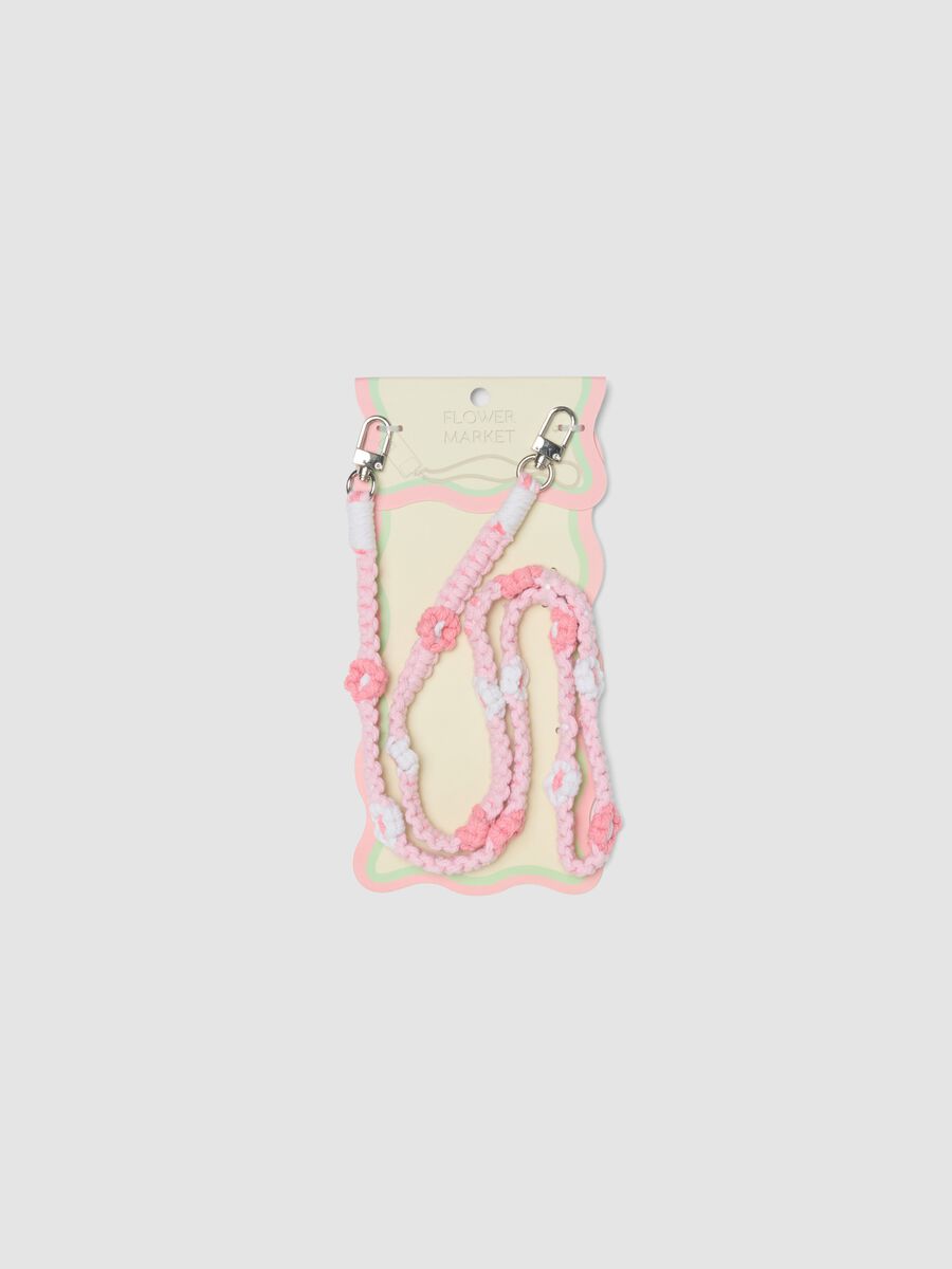 Multicolour pure cotton floral strap_0