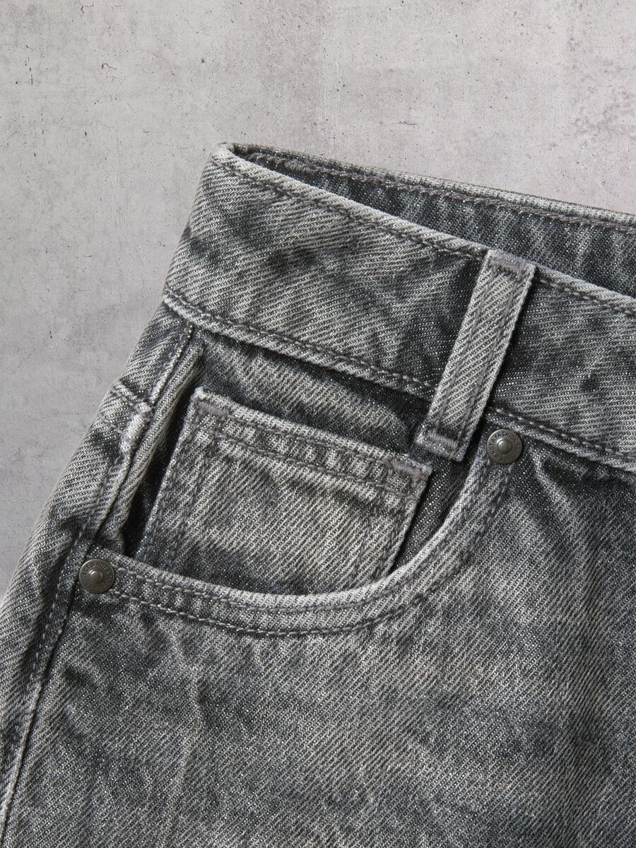 Mini traper suknja washed grey_6