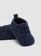 Scarpine blu con lacci elastici e fodera completa_1