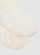 2-pack of pink and white short baby girl socks with frill trim_2