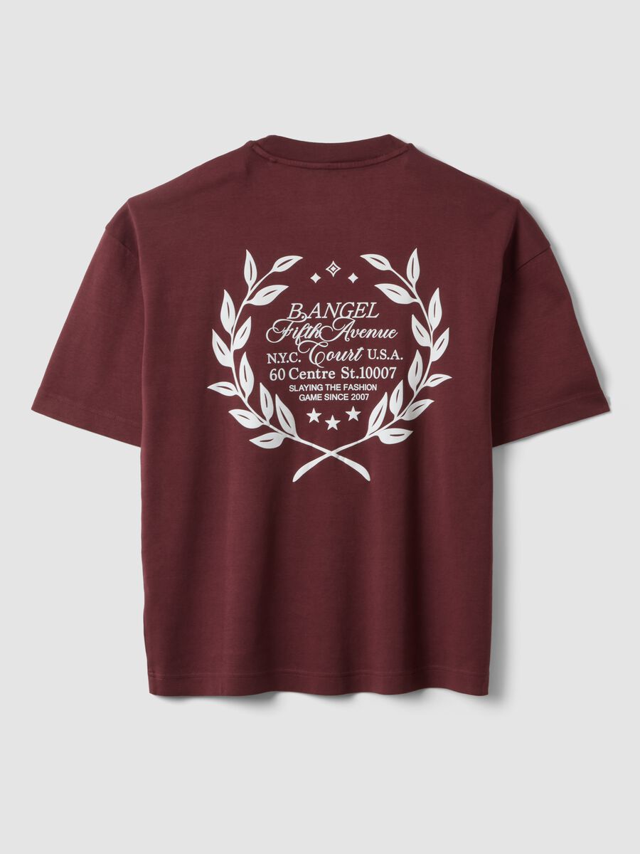 &Kappa;ό&kappa;&kappa;&iota;&nu;&omicron; cropped T-shirt &alpha;&pi;ό 100% &beta;&alpha;&mu;&beta;ά&kappa;&iota; &mu;&epsilon; &sigma;&tau;ά&mu;&pi;&alpha;, boxy fit_2
