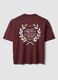 &Kappa;ό&kappa;&kappa;&iota;&nu;&omicron; cropped T-shirt &alpha;&pi;ό 100% &beta;&alpha;&mu;&beta;ά&kappa;&iota; &mu;&epsilon; &sigma;&tau;ά&mu;&pi;&alpha;, boxy fit_2