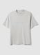 Grey short-sleeve pure cotton T-shirt_5