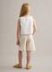 Beige cotton-linen blend shorts with embroidery_1