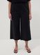 Schwarze Wide-Leg-Hose aus Stretch-Baumwolle_1