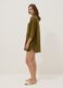 Green pure linen beach cover-up_2