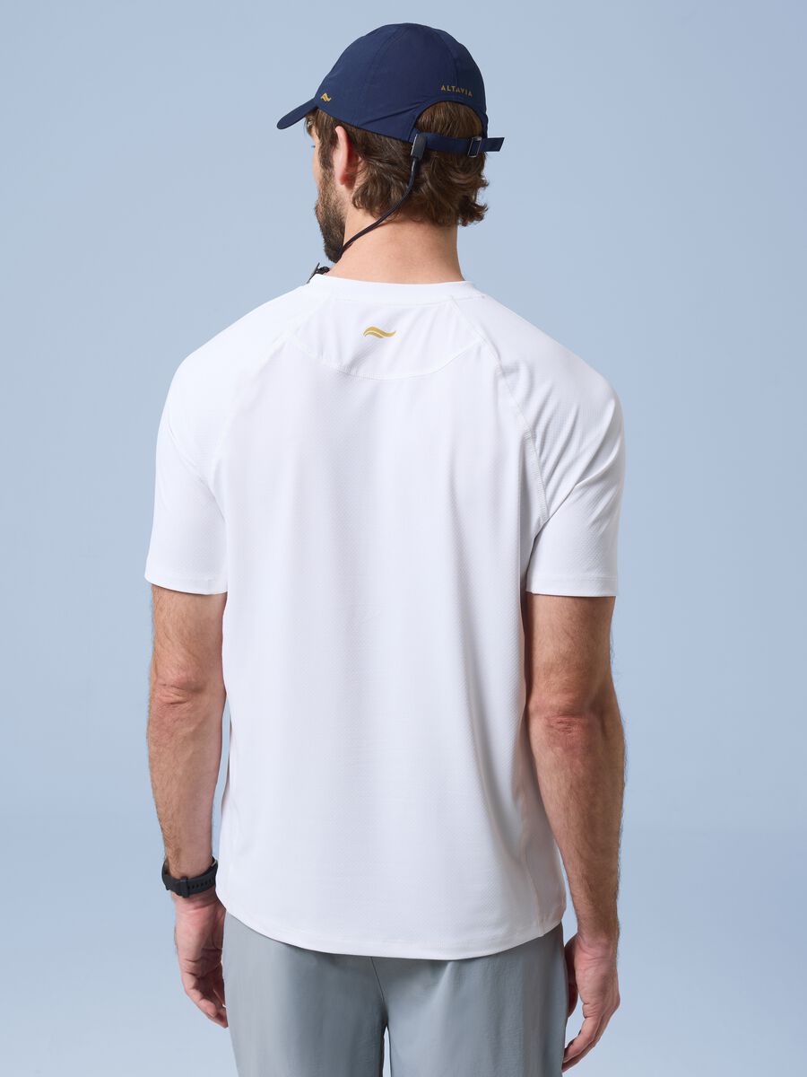 White ALTAVIA SAILING stretch T-shirt_2