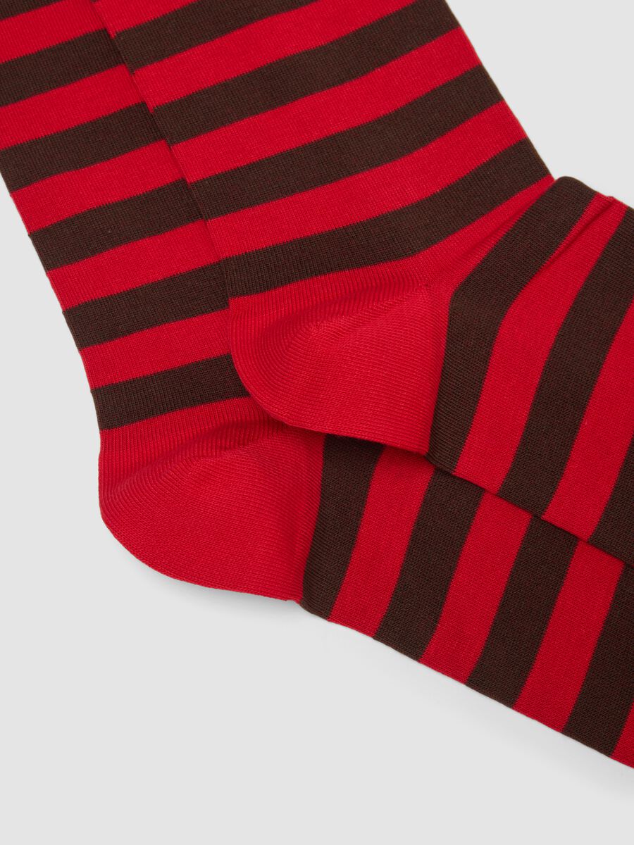 Pack of two pairs of multicolour stretch cotton blend socks_2