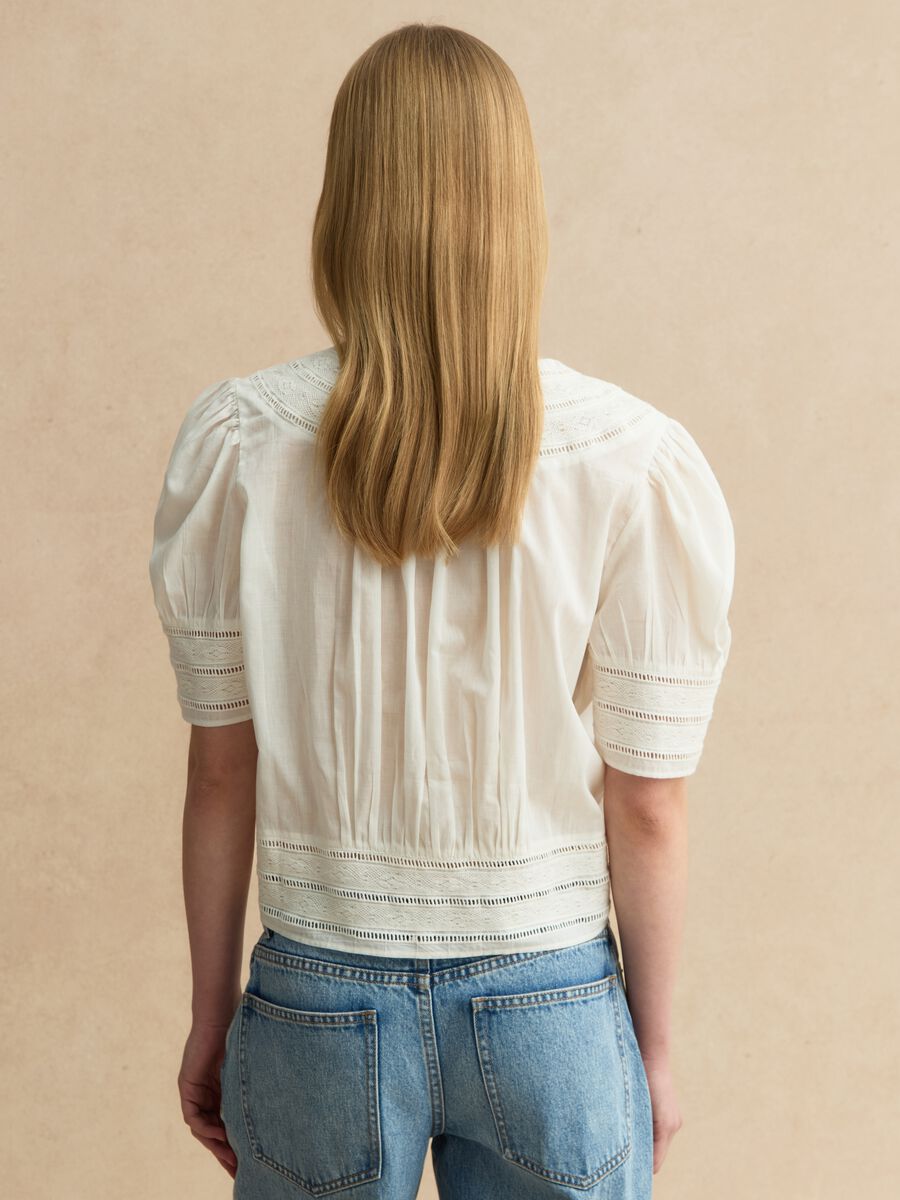 Camisa branca em algod&atilde;o puro_3